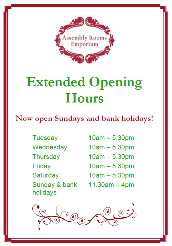 Extended Opening Hours